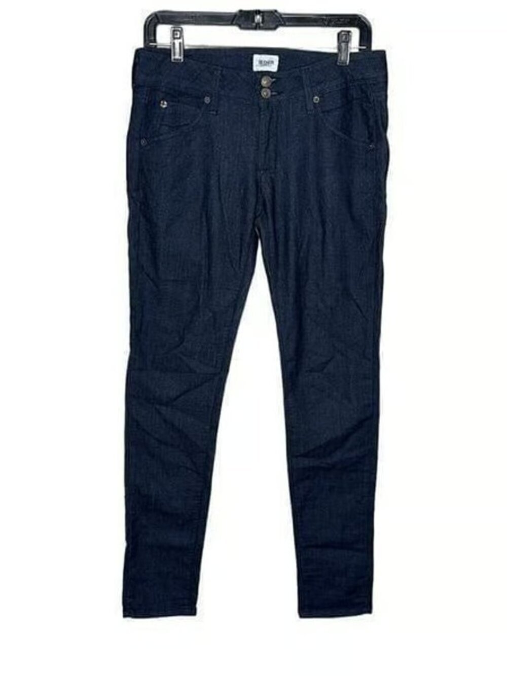 Hudson Womens Blue Collin Flap Skinny Knit Jeans Jegging Pants Size 27 - Picture 2 of 7
